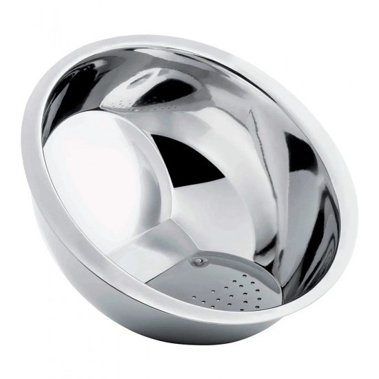 Escorredor De Arroz 25,5cm De Aço Inox